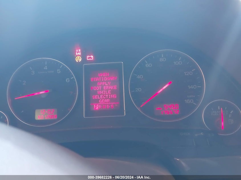 2005 Audi A4 1.8T Quattro/Special VIN: WAULC68EX5A079859 Lot: 39682226