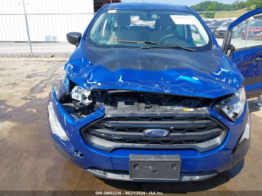 MAJ6S3FLXNC460365 2022 Ford Ecosport S