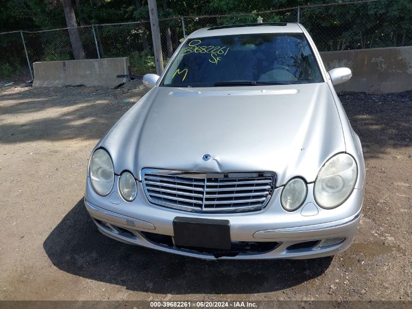 2004 Mercedes-Benz E-Class 5.0L VIN: WDBUF70J54A498390 Lot: 39682261