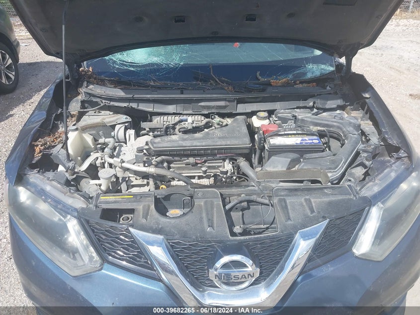 2014 Nissan Rogue S VIN: 5N1AT2ML8EC833185 Lot: 39682265