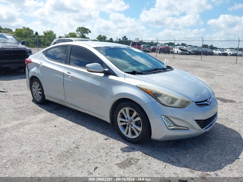 2014 Hyundai Elantra Se VIN: 5NPDH4AE5EH481031 Lot: 39682267