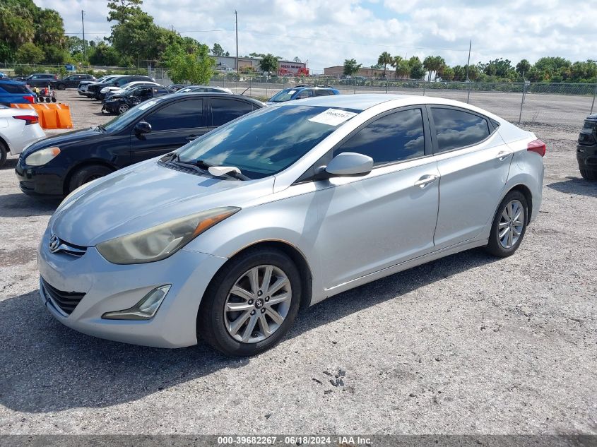 2014 Hyundai Elantra Se VIN: 5NPDH4AE5EH481031 Lot: 39682267