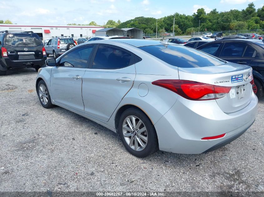 2014 Hyundai Elantra Se VIN: 5NPDH4AE5EH481031 Lot: 39682267