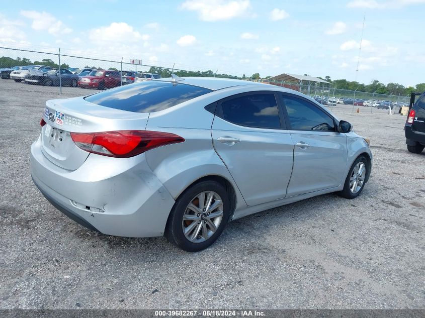 2014 Hyundai Elantra Se VIN: 5NPDH4AE5EH481031 Lot: 39682267