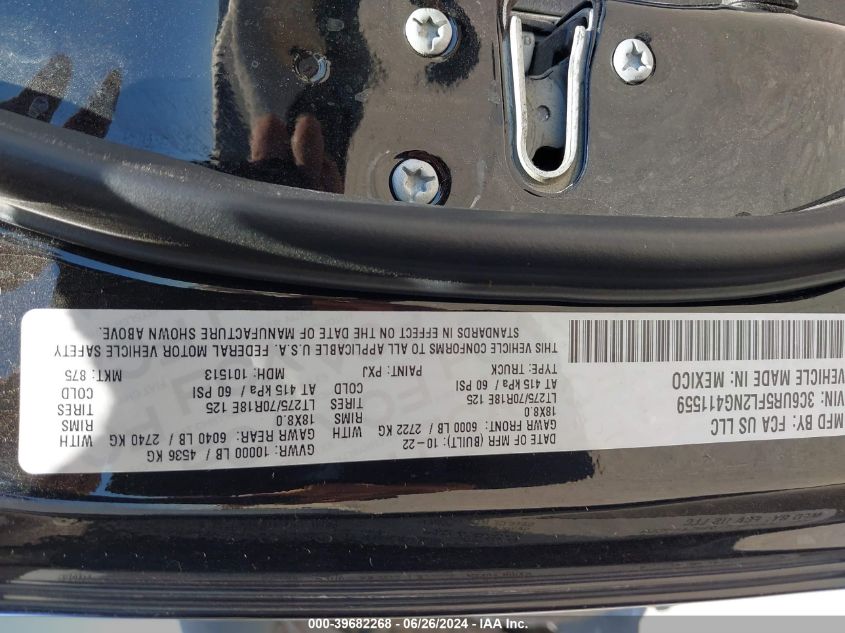 2022 RAM 2500 LARAMIE  4X4 6'4 BOX - 3C6UR5FL2NG411559