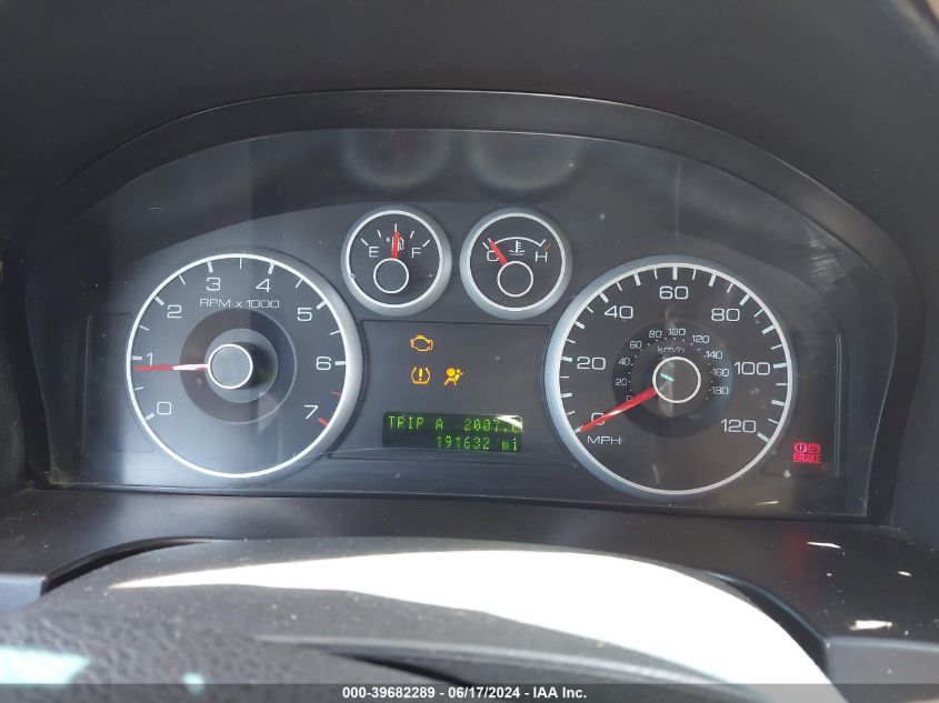 2009 Ford Fusion Se VIN: 3FAHP071X9R106276 Lot: 39682289