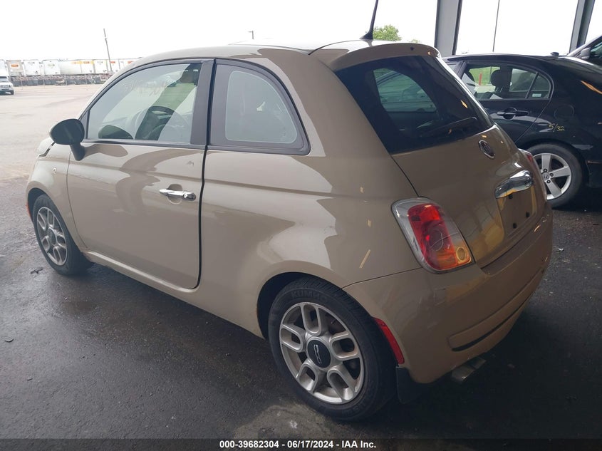 2012 Fiat 500 Pop VIN: 3C3CFFAR3CT383987 Lot: 39682304