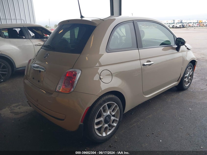 2012 Fiat 500 Pop VIN: 3C3CFFAR3CT383987 Lot: 39682304
