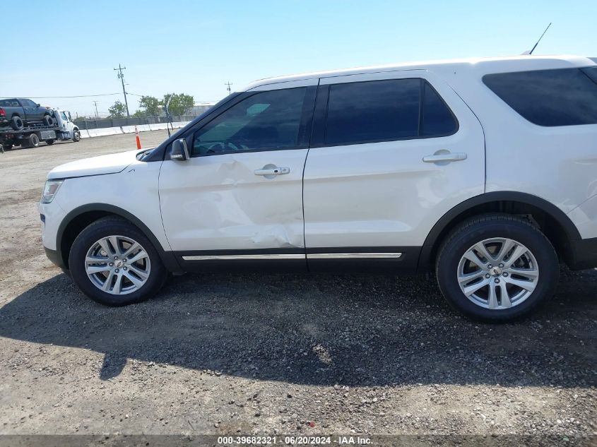 2018 Ford Explorer Xlt VIN: 1FM5K8D82JGB93786 Lot: 39682321