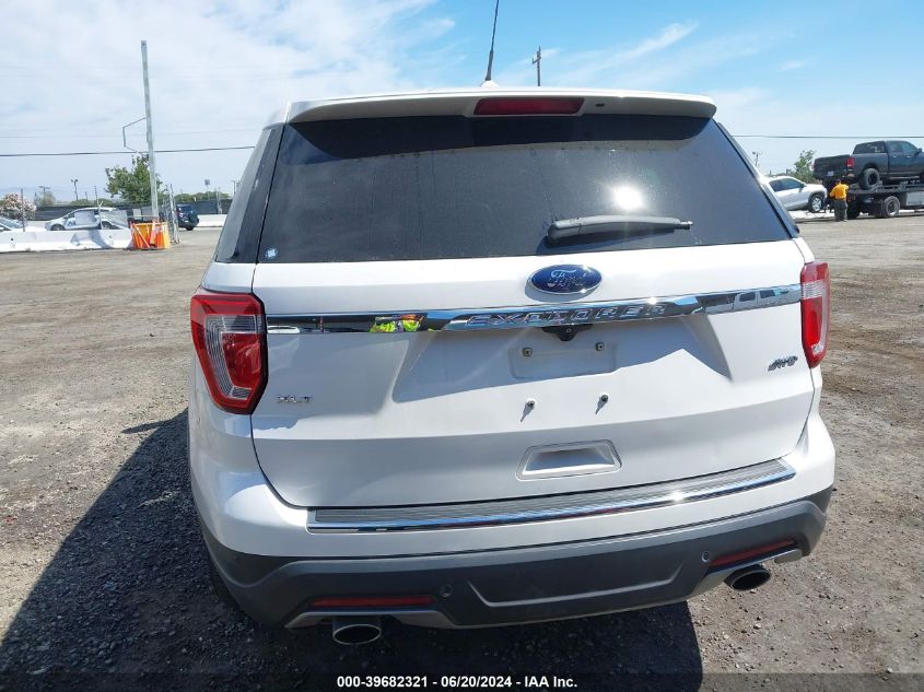 2018 Ford Explorer Xlt VIN: 1FM5K8D82JGB93786 Lot: 39682321