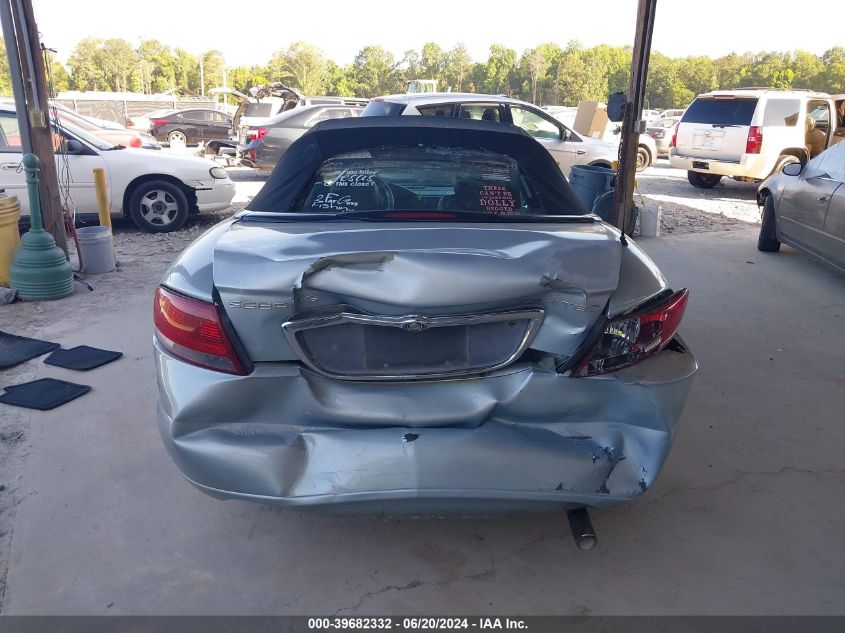 1C3EL65R72N206224 2002 Chrysler Sebring Limited