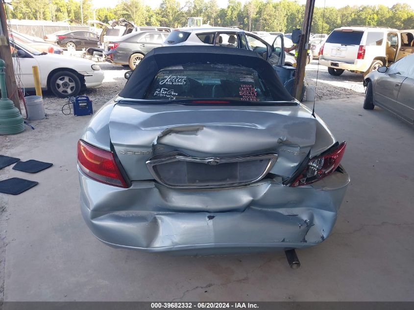 1C3EL65R72N206224 2002 Chrysler Sebring Limited