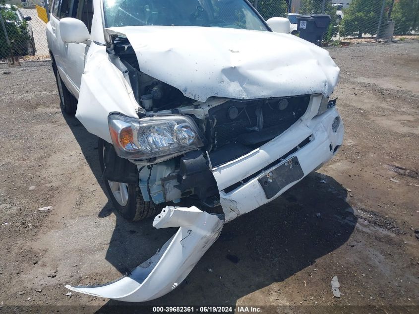 2006 Toyota Highlander Hybrid Limited V6 VIN: JTEEW21A460010090 Lot: 39682361