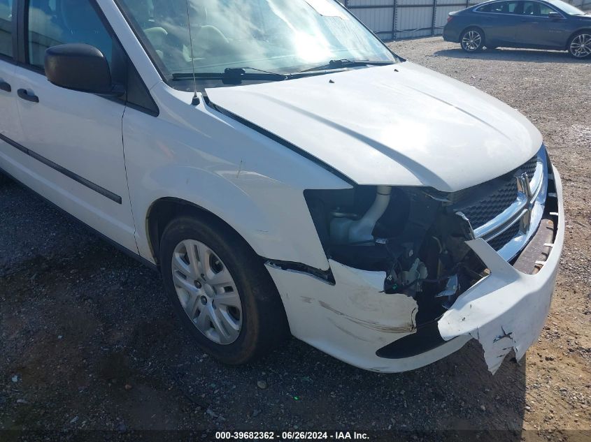 2014 Dodge Grand Caravan American Value Pkg VIN: 2C4RDGBG1ER318169 Lot: 39682362