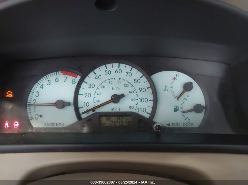 2004 Toyota Corolla Le VIN: 1NXBR32E94Z275708 Lot: 39682397