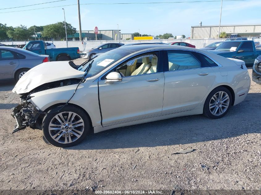 2014 Lincoln Mkz VIN: 3LN6L2G9XER801927 Lot: 39682404