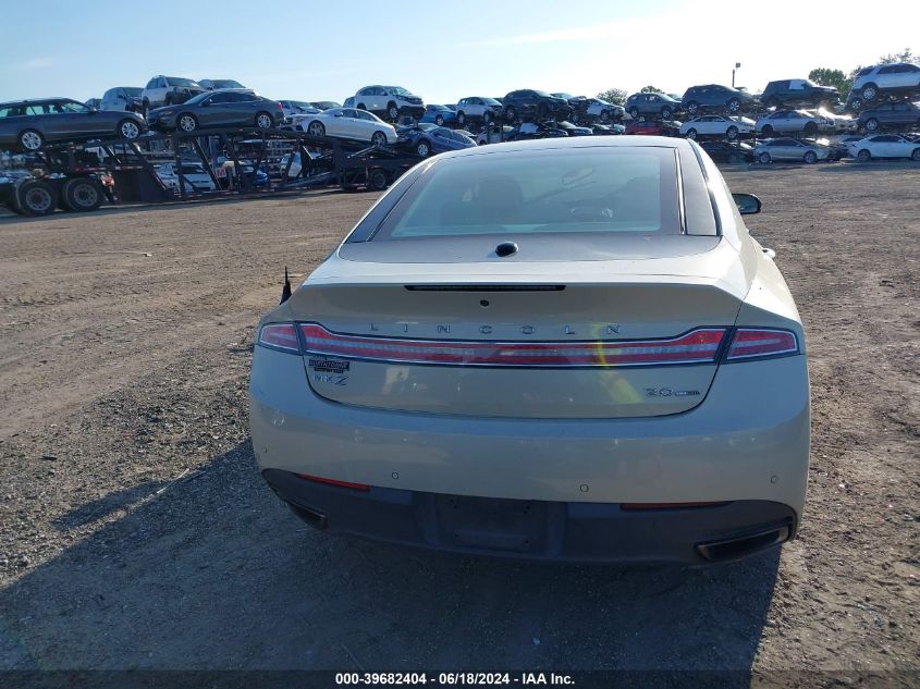 2014 Lincoln Mkz VIN: 3LN6L2G9XER801927 Lot: 39682404