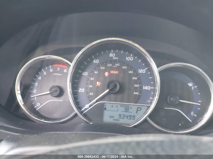 2014 Toyota Corolla Le Eco Plus VIN: 5YFBPRHE9EP018339 Lot: 39682433