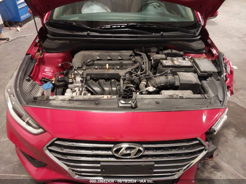 2022 Hyundai Accent Se VIN: 3KPC24A60NE167460 Lot: 39682438