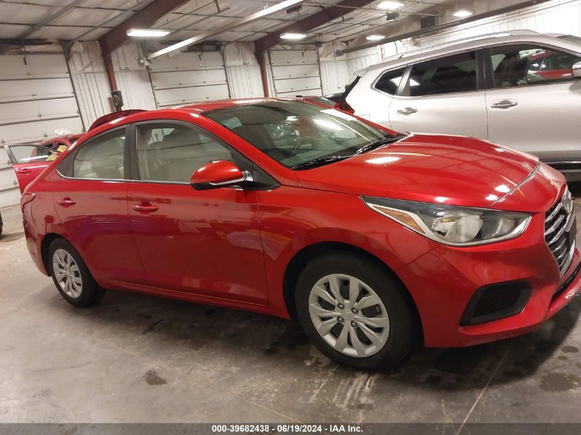 2022 Hyundai Accent Se VIN: 3KPC24A60NE167460 Lot: 39682438