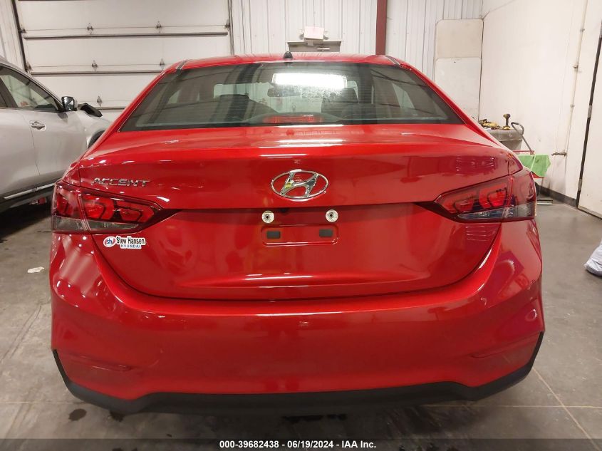 2022 Hyundai Accent Se VIN: 3KPC24A60NE167460 Lot: 39682438