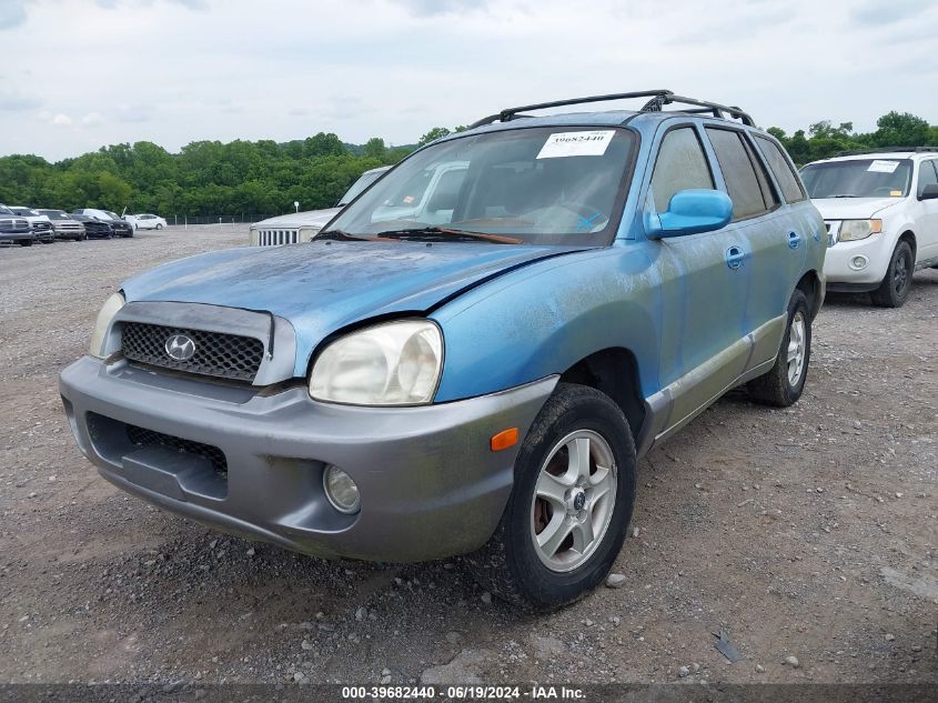 2004 Hyundai Santa Fe Gls/Lx VIN: KM8SC13D54U819035 Lot: 39682440