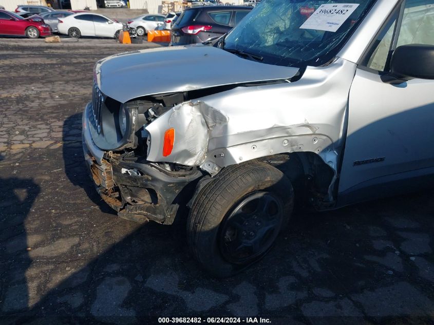 2017 Jeep Renegade Sport Fwd VIN: ZACCJAAB7HPG22651 Lot: 39682482