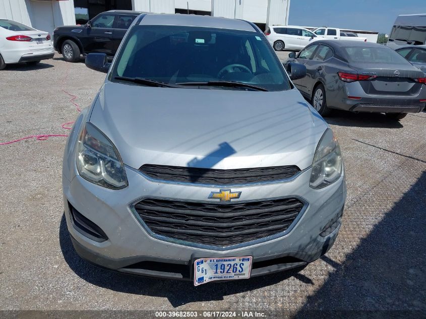 2017 Chevrolet Equinox Ls VIN: 2GNFLEEK6H6324203 Lot: 39682503