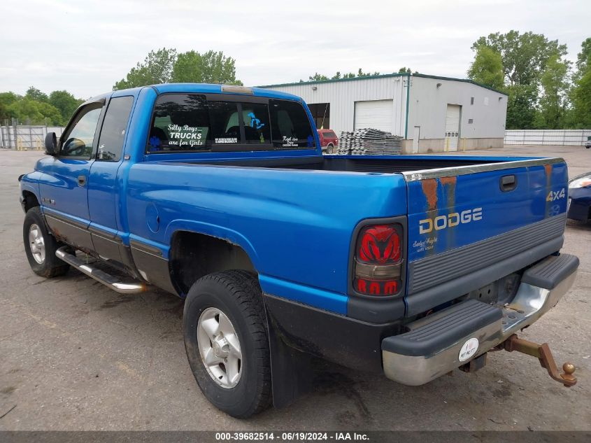 1999 Dodge Ram 1500 VIN: 3B7HE13Y1XG142131 Lot: 39682514