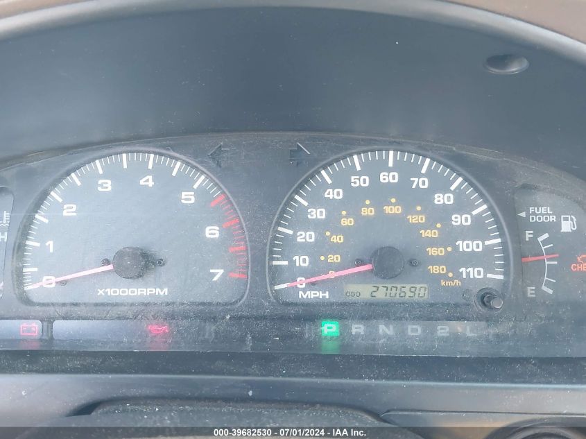 2000 Toyota 4Runner Sr5 V6 VIN: JT3GN86R2Y0139292 Lot: 39682530