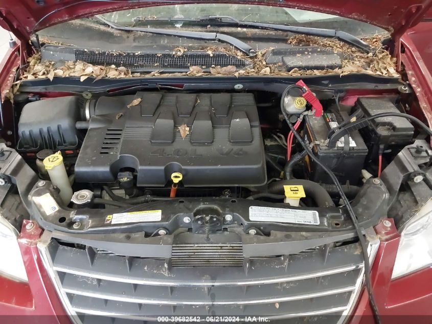 2010 Chrysler Town & Country Touring VIN: 2A4RR5DX5AR387776 Lot: 39682542