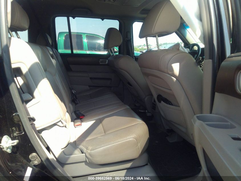 2011 Honda Pilot Touring VIN: 5FNYF4H93BB058202 Lot: 39682569