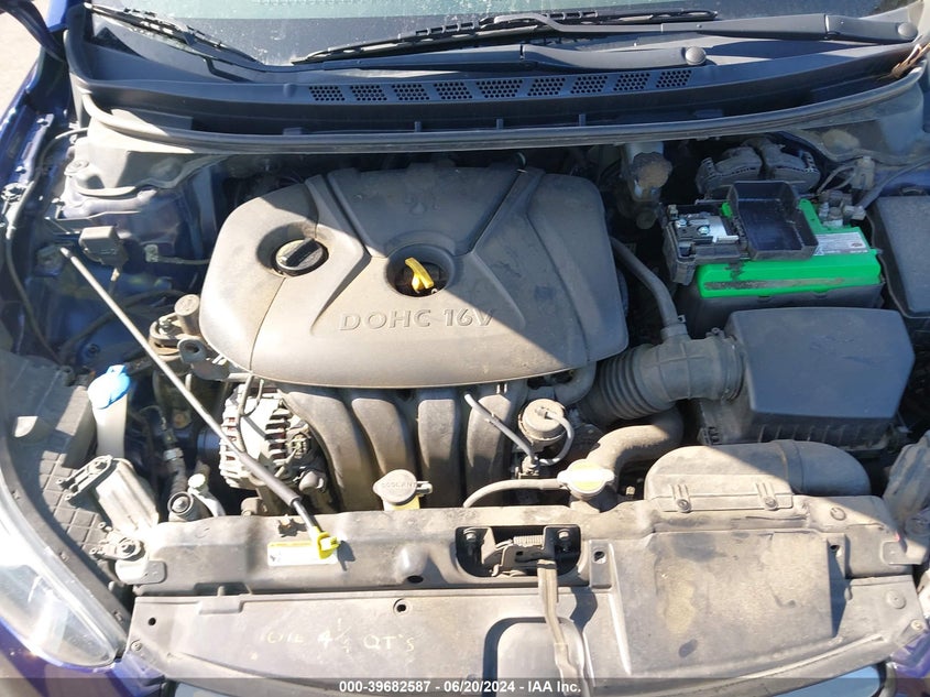 2012 Hyundai Elantra Gls VIN: 5NPDH4AEXCH069281 Lot: 39682587