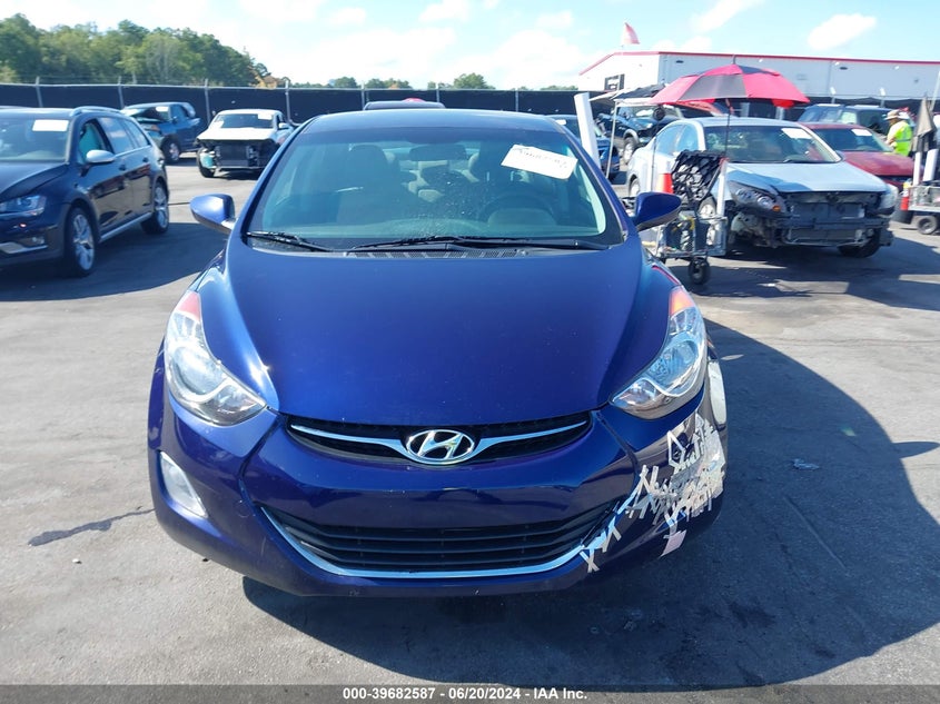 2012 Hyundai Elantra Gls VIN: 5NPDH4AEXCH069281 Lot: 39682587
