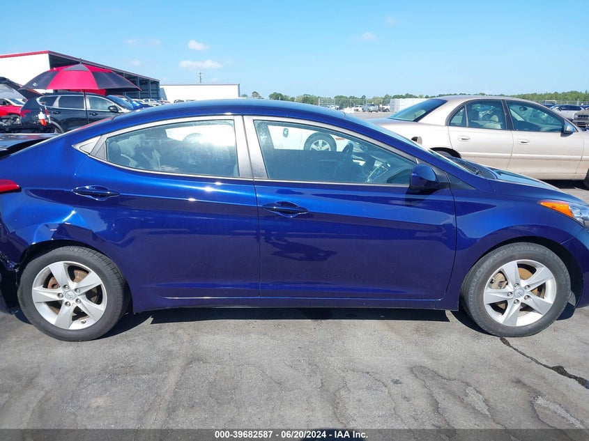 2012 Hyundai Elantra Gls VIN: 5NPDH4AEXCH069281 Lot: 39682587