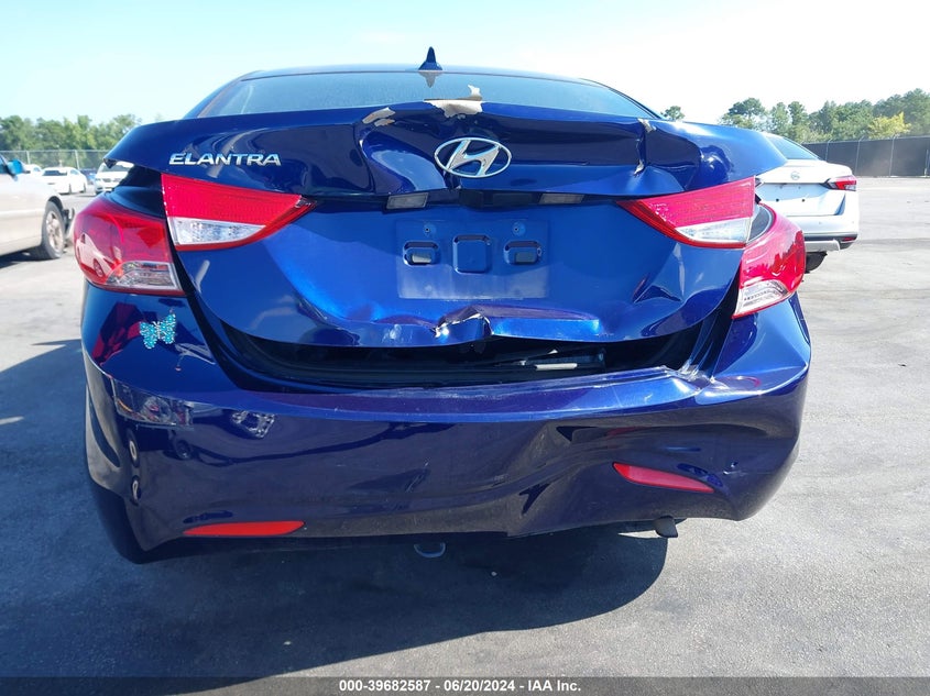 2012 Hyundai Elantra Gls VIN: 5NPDH4AEXCH069281 Lot: 39682587
