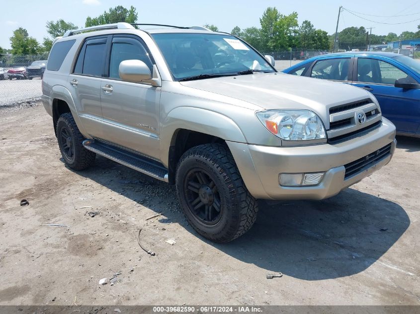 2003 Toyota 4Runner Limited V8 VIN: JTEBT17R830023343 Lot: 39682590