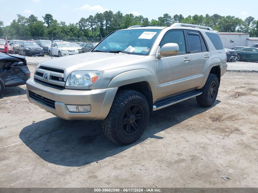 2003 Toyota 4Runner Limited V8 VIN: JTEBT17R830023343 Lot: 39682590