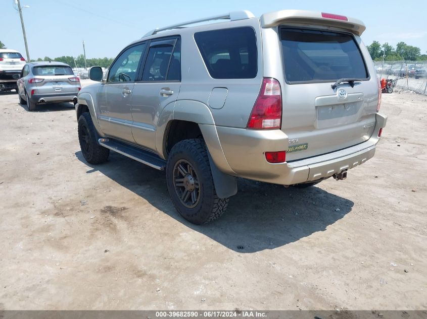 2003 Toyota 4Runner Limited V8 VIN: JTEBT17R830023343 Lot: 39682590