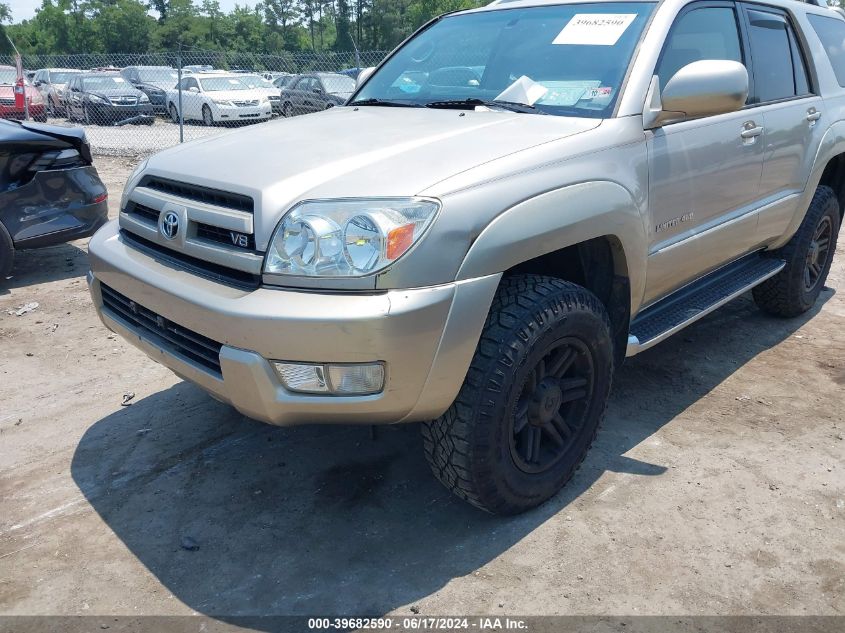 2003 Toyota 4Runner Limited V8 VIN: JTEBT17R830023343 Lot: 39682590