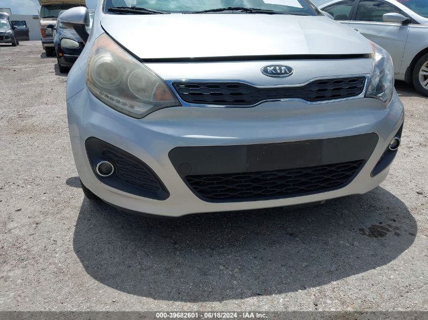 2012 Kia Rio5 Sx VIN: KNADN5A36C6095333 Lot: 39682601