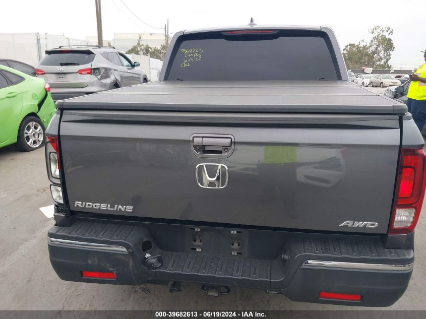 2017 Honda Ridgeline Rt VIN: 5FPYK3F29HB020307 Lot: 39682613