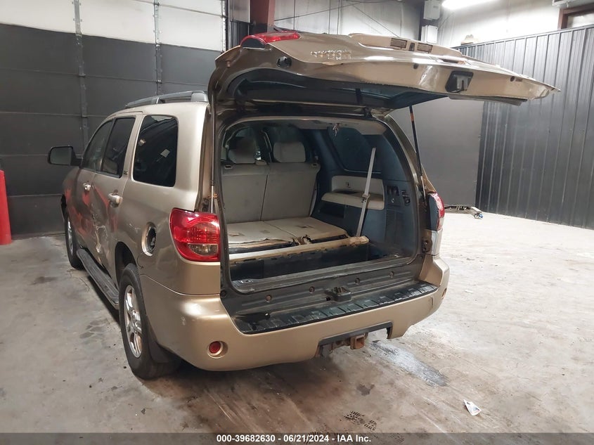 2008 Toyota Sequoia Sr5 5.7L V8 VIN: 5TDBY64A08S003349 Lot: 39682630