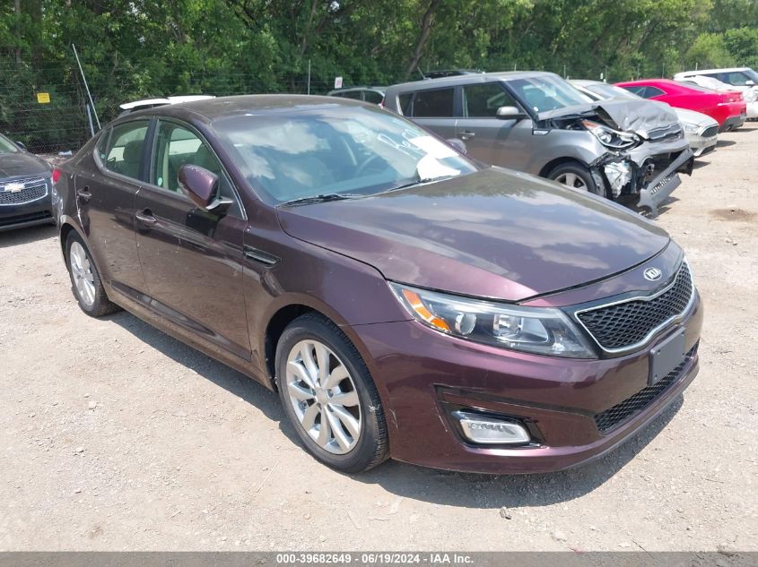 2015 Kia Optima Lx VIN: 5XXGM4A78FG357391 Lot: 39682649