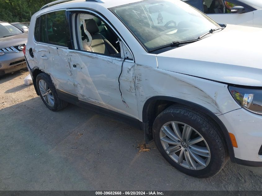 2013 VOLKSWAGEN TIGUAN S/SE/SEL - WVGBV3AX1DW626081