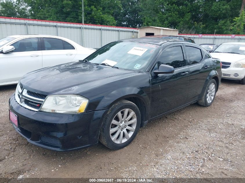 2014 Dodge Avenger Se VIN: 1C3CDZAB4EN160323 Lot: 39682687