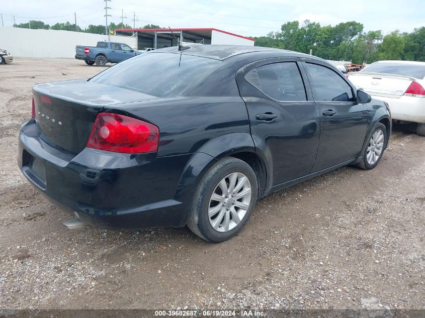 2014 Dodge Avenger Se VIN: 1C3CDZAB4EN160323 Lot: 39682687