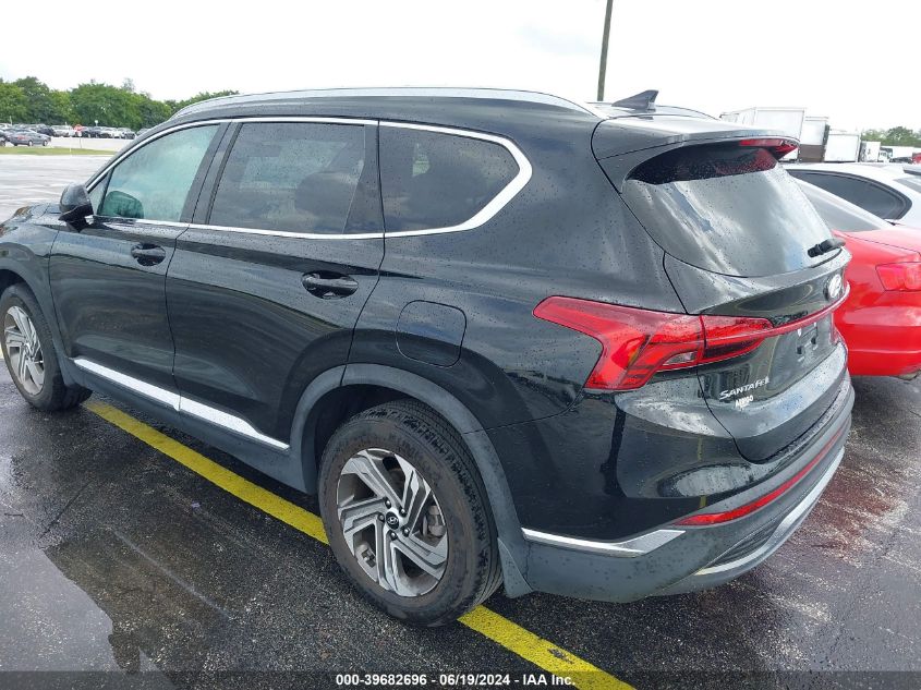 2022 Hyundai Santa Fe Sel VIN: 5NMS24AJ7NH445876 Lot: 39682696