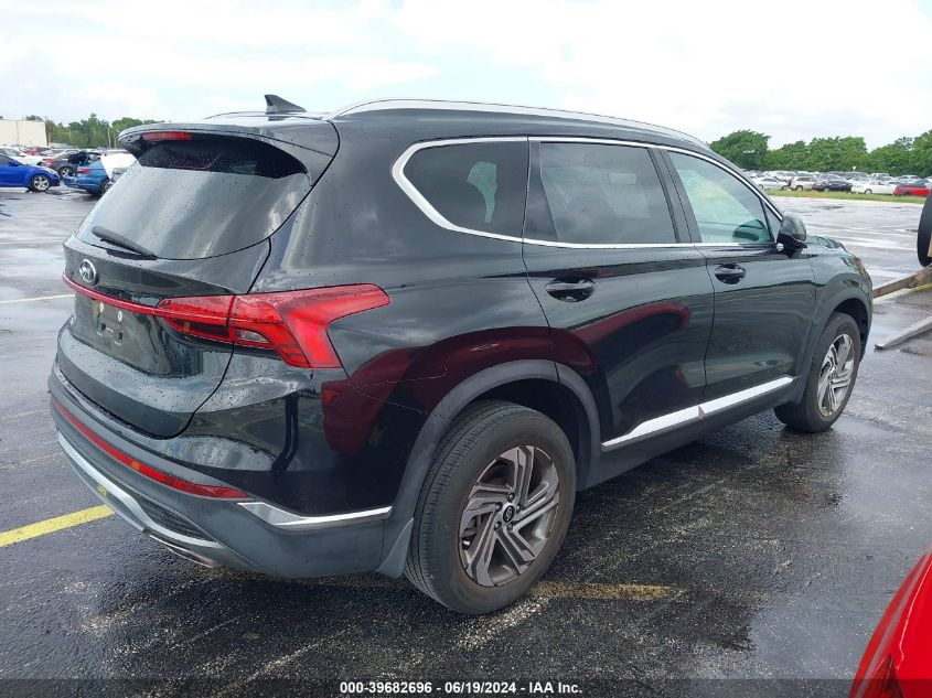 2022 Hyundai Santa Fe Sel VIN: 5NMS24AJ7NH445876 Lot: 39682696