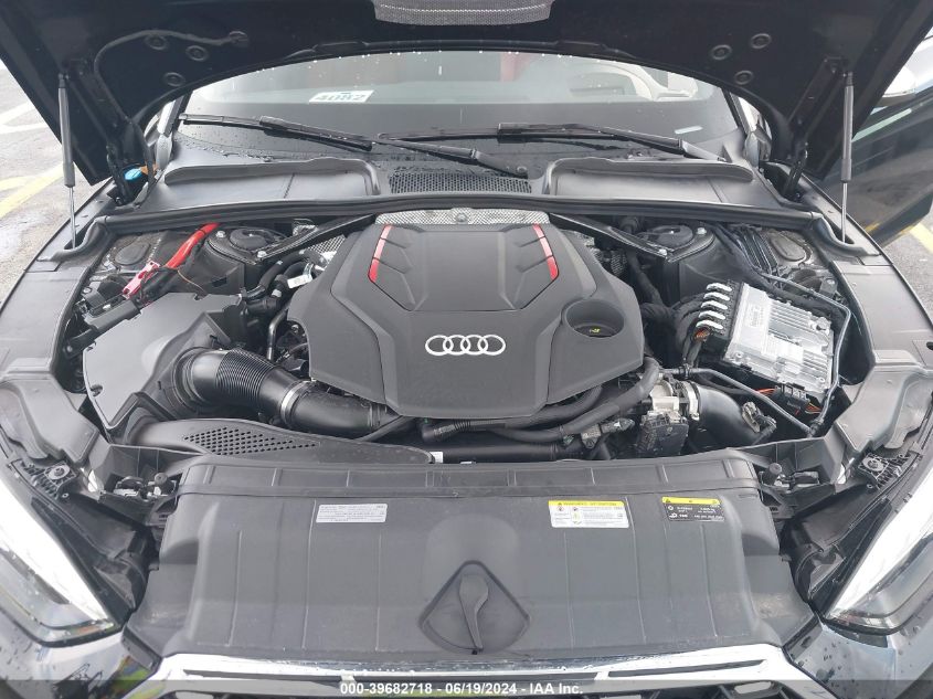 2024 Audi S5 Cabriolet Prestige Tfsi Quattro Tiptronic VIN: WAUY4GF54RN002026 Lot: 39682718